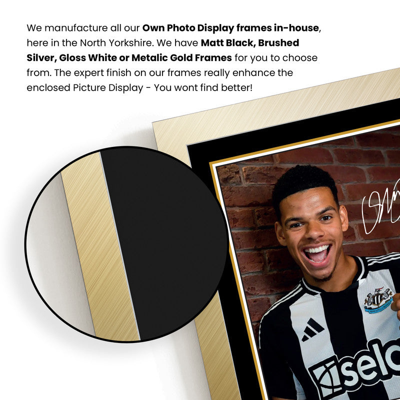 William Osula Signed Autograph Poster Print – Newcastle United F.C. – Football Memorabilia Gift – Gift for Fans & Collectors