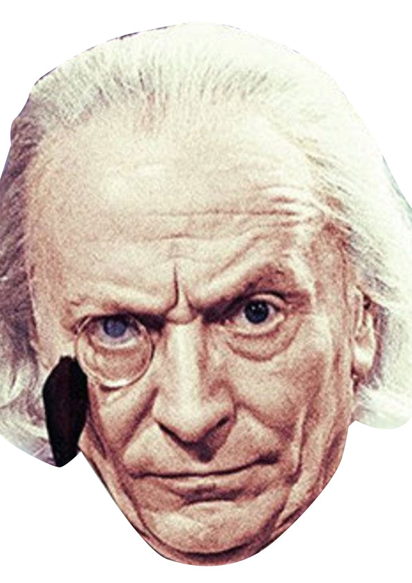 William Hartnell - The First Doctor - Doctor Who Celebrity Face Mask Fancy Dress Cardboard Costume Mask