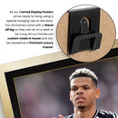 William Osula Printed Signed Poster – Newcastle United FC Striker Tribute Wall Art with Jersey & Bio Plaque – Premier League Football Memorabilia for Fans & Collectors