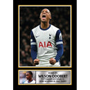 Wilson Odobert Signed Poster Print – Tottenham Hotspur Tribute Wall Art with Autograph Panel – French Forward Memorabilia for Fans & Collectors