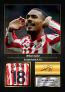 Wilson Isidor Signed Football Memorabilia – Framed Autograph Display with Sunderland Tribute – Collector’s Gift for Fans