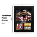 Wilson Isidor Signed Football Memorabilia – Framed Autograph Display with Sunderland Tribute – Collector’s Gift for Fans