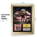 Wilson Isidor Signed Football Memorabilia – Framed Autograph Display with Sunderland Tribute – Collector’s Gift for Fans