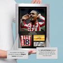 Wilson Isidor Signed Football Memorabilia – Framed Autograph Display with Sunderland Tribute – Collector’s Gift for Fans