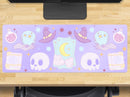 Witch Pastel Gaming Mouse Mat – Extra Large 800x300mm Desk Pad – Cute Pastel Witch Aesthetic Mousepad for Gamers, Artists & Students – Non-Slip Rubber Base – Spooky-Cute Desk Decor