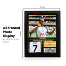 Xavi Simons Printed Signed Poster – Tottenham Hotspur FC & Netherlands Midfielder Tribute Wall Art with Jersey & Bio Plaque – Premier League Football Memorabilia for Fans & Collectors