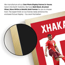 Granit Xhaka Signed Poster Print – Switzerland National Team Captain Tribute Wall Art with Signature & Jersey Number 10 – Midfield Leader Memorabilia for Football Fans & Collectors
