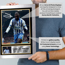 Yankuba Minteh Signed Autograph Poster Print – Brighton & Hove Albion F.C. – Football Memorabilia Gift – Gift for Fans & Collectors