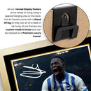 Yankuba Minteh Signed Autograph Poster Print – Brighton & Hove Albion F.C. – Football Memorabilia Gift – Gift for Fans & Collectors