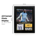 Yankuba Minteh Printed Signed Poster – Brighton & Hove Albion & Gambia Midfielder Tribute Wall Art with Jersey & Bio Plaque – Premier League Football Memorabilia for Fans & Collectors