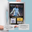 Yankuba Minteh Printed Signed Poster – Brighton & Hove Albion & Gambia Midfielder Tribute Wall Art with Jersey & Bio Plaque – Premier League Football Memorabilia for Fans & Collectors