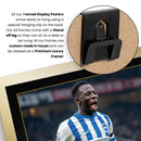 Yankuba Minteh Printed Signed Poster – Brighton & Hove Albion & Gambia Midfielder Tribute Wall Art with Jersey & Bio Plaque – Premier League Football Memorabilia for Fans & Collectors