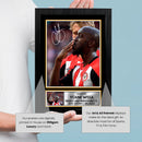 Yoane Wissa Signed Autographed Portrait Poster Print – France & Brentford F.C. Forward – Memorabilia Wall Art for Fans & Collectors – Career Tribute Plaque