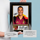 Youri Tielemans Signed Autographed Portrait Poster Print – Belgium Midfielder & Aston Villa Star – Football Memorabilia Wall Art for Fans & Collectors