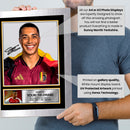 Youri Tielemans Signed Autographed Portrait Poster Print – Belgium Midfielder & Aston Villa Star – Football Memorabilia Wall Art for Fans & Collectors