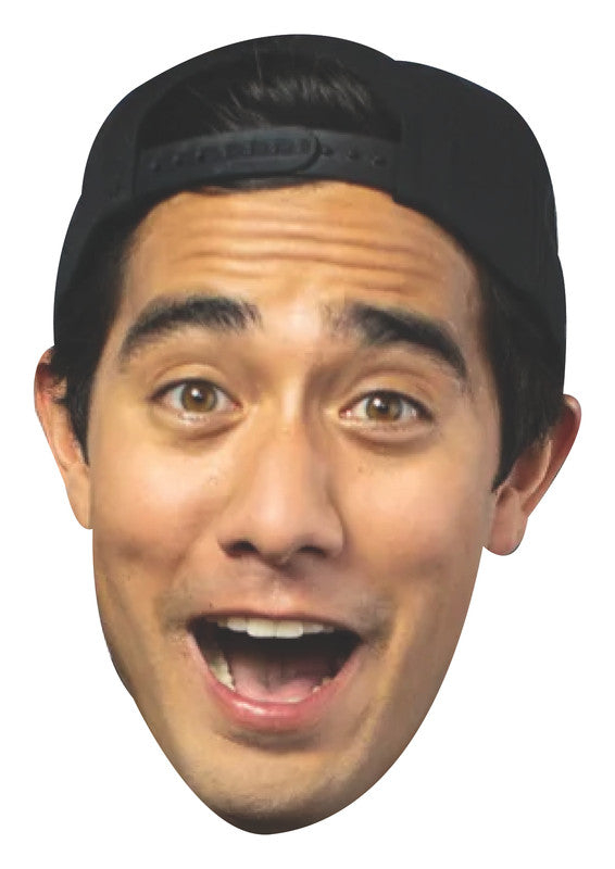 Zach King Face Mask – Social Media Magician Inspired Novelty Mask – Funny Fancy Dress Costume for Parties, Events & Photos – Adult Card Mask