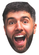 Zerkaa Sidemen Face Mask – YouTube Group Inspired Novelty Mask – Funny Fancy Dress Costume for Parties, Events & Photos – Adult Card Mask
