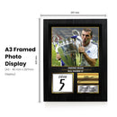 Zinedine Zidane Real Madrid Signed Poster Print – Real Madrid CF Football Wall Art – Printed Autograph Soccer Memorabilia – Zidane Fan Gift Decor