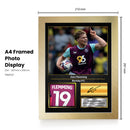 Zian Flemming Printed Signed Poster – Burnley FC Midfielder Tribute Wall Art with Jersey & Bio Plaque – Premier League Football Memorabilia for Fans & Collectors