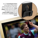 Zian Flemming Printed Signed Poster – Burnley FC Midfielder Tribute Wall Art with Jersey & Bio Plaque – Premier League Football Memorabilia for Fans & Collectors
