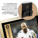 Zinedine Zidane Signed Poster Print – Real Madrid CF La Liga Legend Wall Art with Signature & Jersey Number – French Midfielder Memorabilia for Fans & Collectors