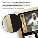 Zinedine Zidane Signed Poster Print – Real Madrid CF La Liga Legend Wall Art with Signature & Jersey Number – French Midfielder Memorabilia for Fans & Collectors