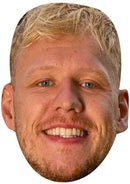 Aaron Ramsdale Newcastle Face Mask – Newcastle United Goalkeeper Celebrity Card Mask – Celebrity Mask for Stag Do, Hen Night, Fancy Dress & Costume Parties – Funny Adult Card Mask