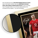 Aaron Wainwright Wales Rugby Poster – Printed Autograph Wall Art – Wales Rugby Union Star Memorabilia Poster for Fans