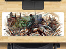 Extra Large Gaming Mouse Mat (800mm x 300mm) - Abstract Cowboy
