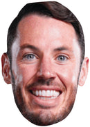 Adam Smith Bournemouth Face Mask – AFC Bournemouth Football Player Celebrity Card Mask – Celebrity Mask for Stag Do, Hen Night, Fancy Dress & Costume Parties – Funny Adult Card Mask