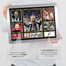 Alan Shearer Signed Autograph Poster Print – Newcastle United FC Legend – Football Memorabilia Gift– Gift for Fans & Collectors