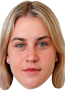 Alessia Russo Lionesses Fancy Dress Cardboard Celebrity Face Mask