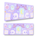 Witch Pastel Gaming Mouse Mat – Extra Large 800x300mm Desk Pad – Cute Pastel Witch Aesthetic Mousepad for Gamers, Artists & Students – Non-Slip Rubber Base – Spooky-Cute Desk Decor