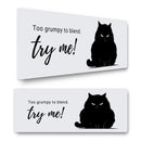 Grumpy Cat "Too Grumpy to Blend – Try Me!" Gaming Mouse Mat – Funny Meme Desk Pad for Cat Lovers – Extra Large 800x300mm Mousepad – Non-Slip Rubber Base – Grumpy Aesthetic Gamer Gift