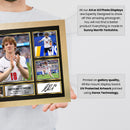 Anthony Gordon England Football Poster Print – 2026 World Cup Signature Style Landscape Wall Art– England Soccer Fan Gift
