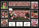 Arsenal Premier League Champions 2026 Poster Print – Arsenal FC Champions Wall Art Featuring Mikel Arteta, Declan Rice & David Raya – Football Trophy Celebration Collector Poster Gift