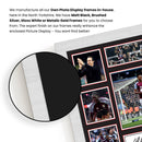 Aston Villa FC Poster Print – Team Collage with Signatures – Rashford, Martinez, Watkins   – Framed or Unframed – Gift for Football Fans