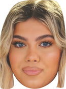 Belle Hassan Face Mask – Reality TV Inspired Novelty Mask – Funny Fancy Dress Costume for Parties, Events & Photos – Adult Card Mask
