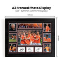 Blackpool FC Poster Print – Signed Style Collage Featuring Carey, Fletcher & Ennis  – Framed or Unframed – Gift for Football Fans