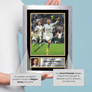 Emiliano Buendía Aston Villa Signed Poster Print – Aston Villa FC Football Wall Art – Emiliano Buendía Signature Style Soccer Poster – Football Fan Gift Decor