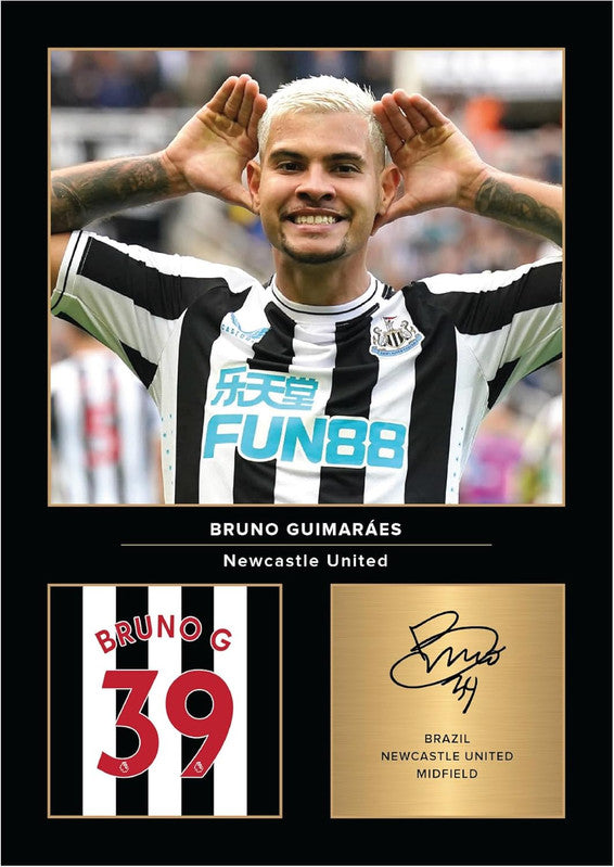 Bruno Guimarães Icons Printed Signature Poster Print