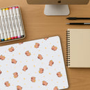 Capybara King Gaming Mouse Mat – XL Desk Pad (800mm x 300mm) – Non-Slip Rubber Base, Smooth Surface – Cute Gamer Gift