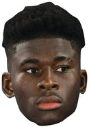 Carlos Baleba Brighton Face Mask – Brighton & Hove Albion Football Player Celebrity Card Mask – Celebrity Mask for Stag Do, Hen Night, Fancy Dress & Costume Parties – Funny Adult Card Mask