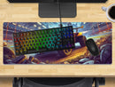 Extra Large Gaming Mouse Mat (800mm x 300mm) - Car Soccer Football