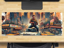 Extra Large Gaming Mouse Mat (800mm x 300mm) - Car Thieves Grand Theft