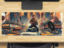 Extra Large Gaming Mouse Mat (800mm x 300mm) - Car Thieves Grand Theft