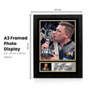 Chris Dobey Signed Autograph Poster Print – Darts Star Wall Art – Gift for Darts Fans