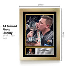 Chris Dobey Signed Autograph Poster Print – Darts Star Wall Art – Gift for Darts Fans