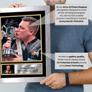 Chris Dobey Signed Autograph Poster Print – Darts Star Wall Art – Gift for Darts Fans