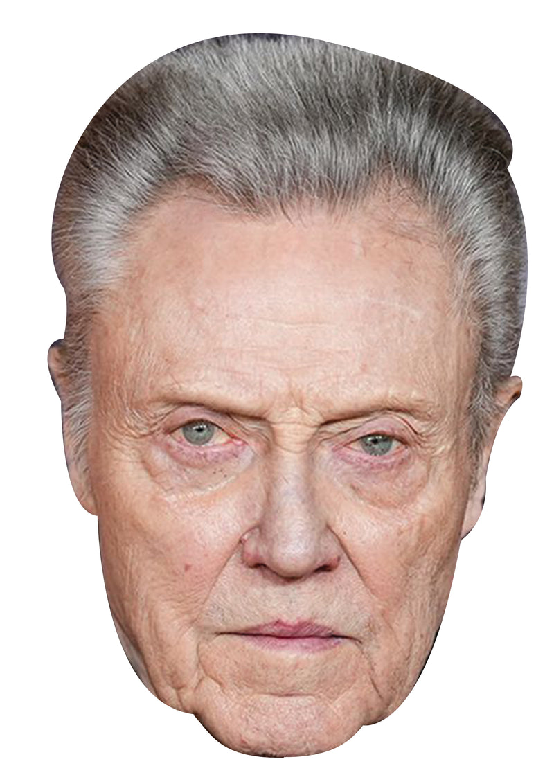 Christopher Walken 2024 Celebrity Face Mask Fancy Dress Cardboard Costume Mask